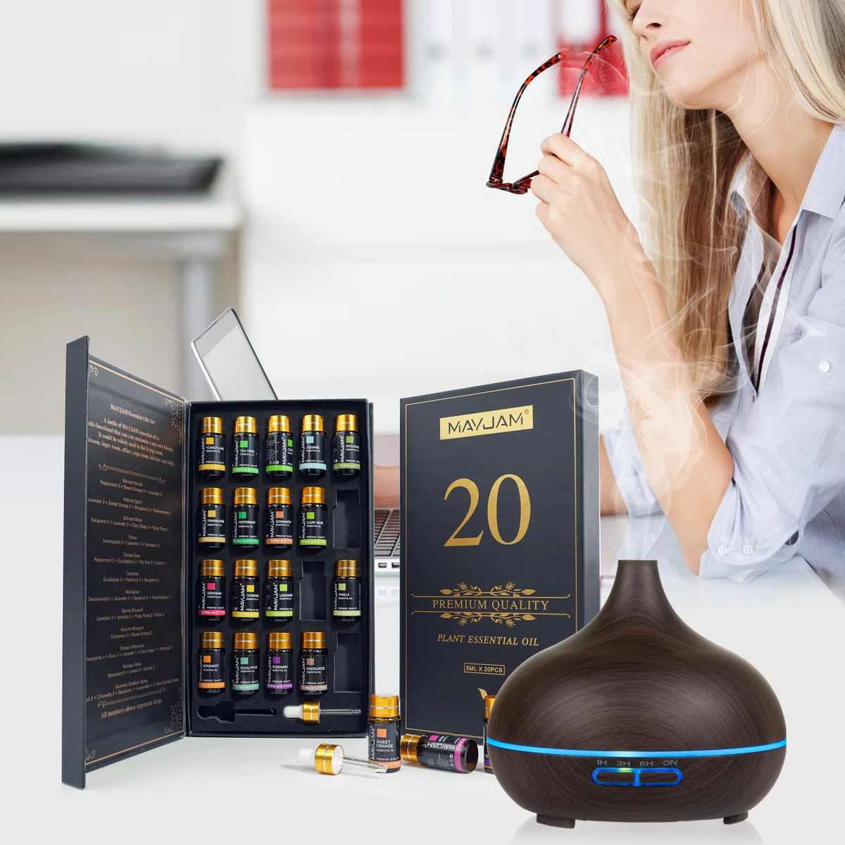 Shiva™ 20pcs Natural Essential Oils Gift Set