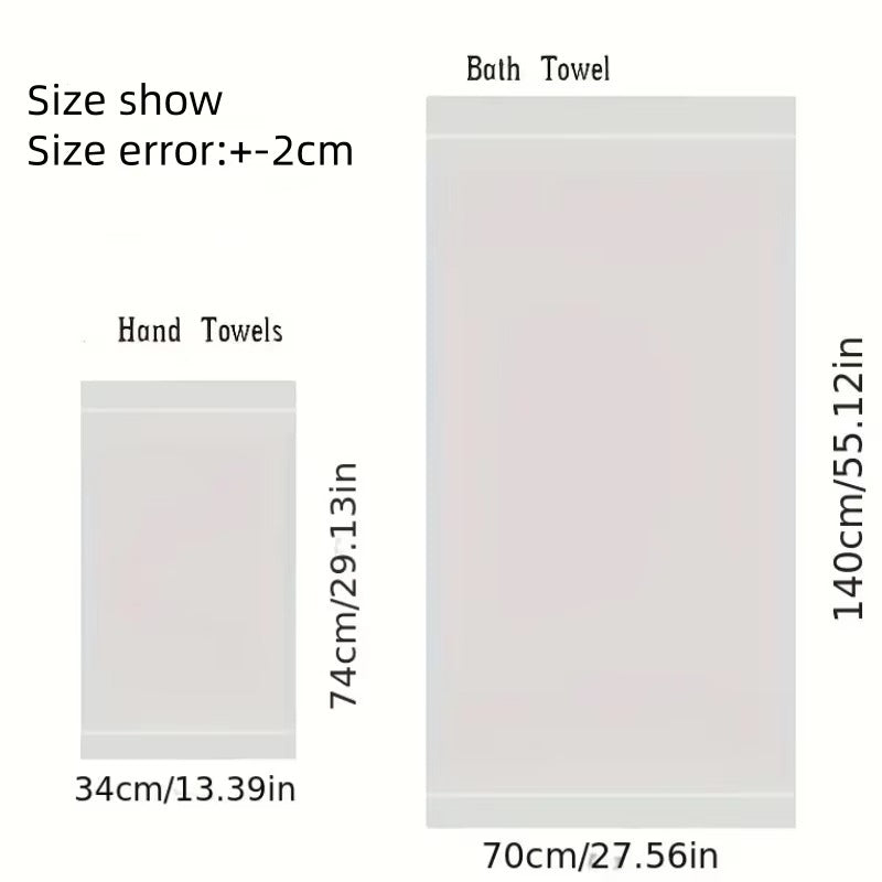 Shiva™ Bamboo Fiber Towel Set Soft & Quick-Dry