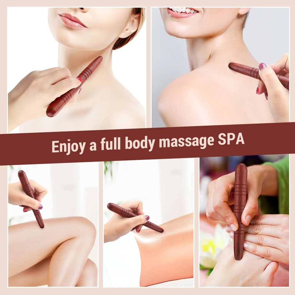 Shiva™ Wooden Acupressure Massage Stick