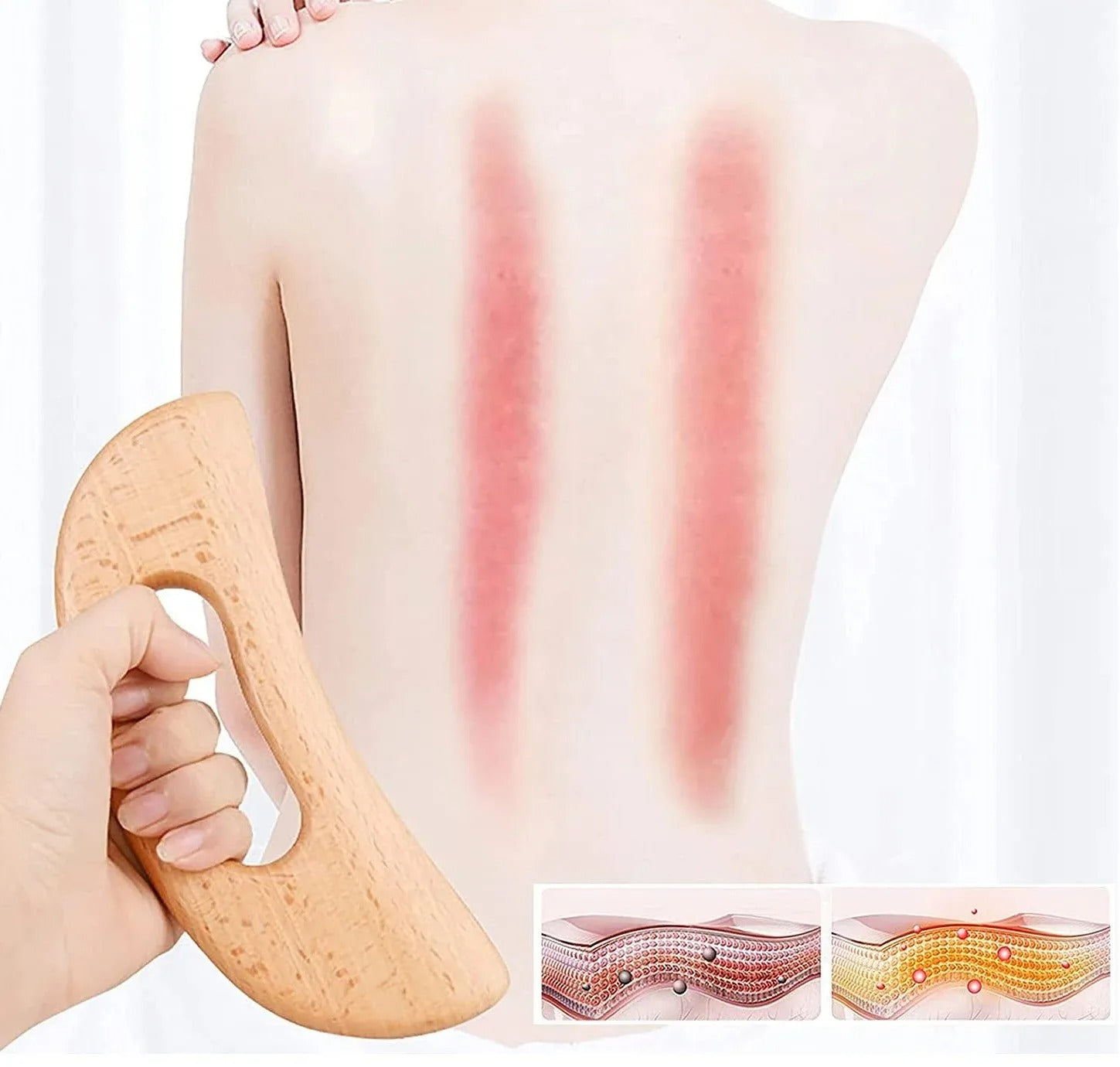 Shiva™ Wooden Gua Sha Body Massage Tool