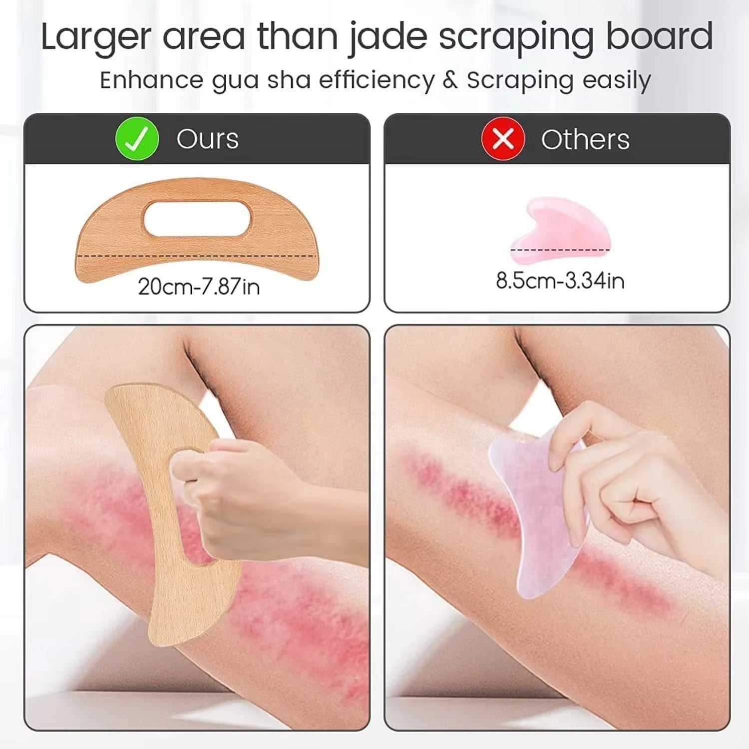 Shiva™ Wooden Gua Sha Body Massage Tool