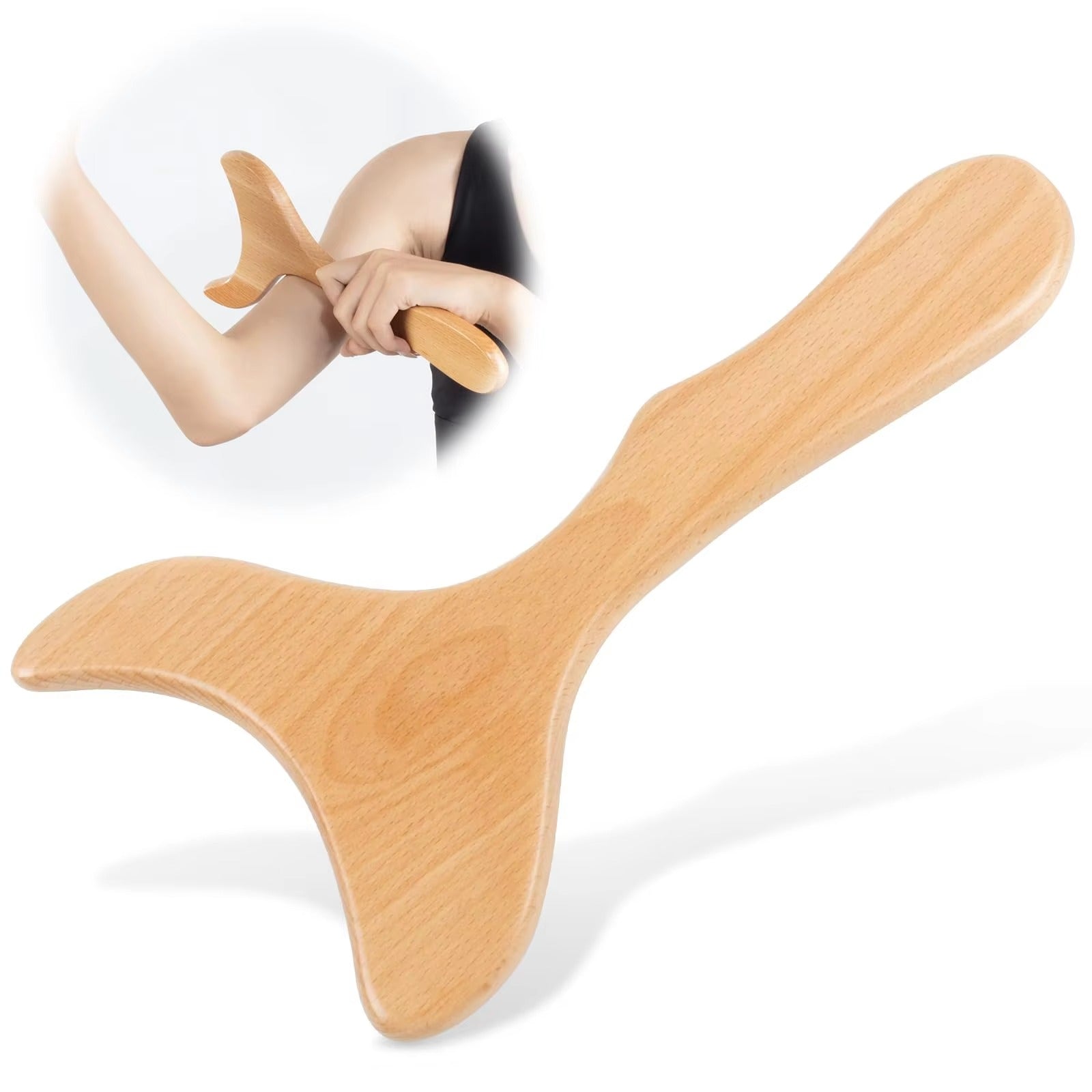 Shiva™ Wooden Lymphatic Massage Paddle