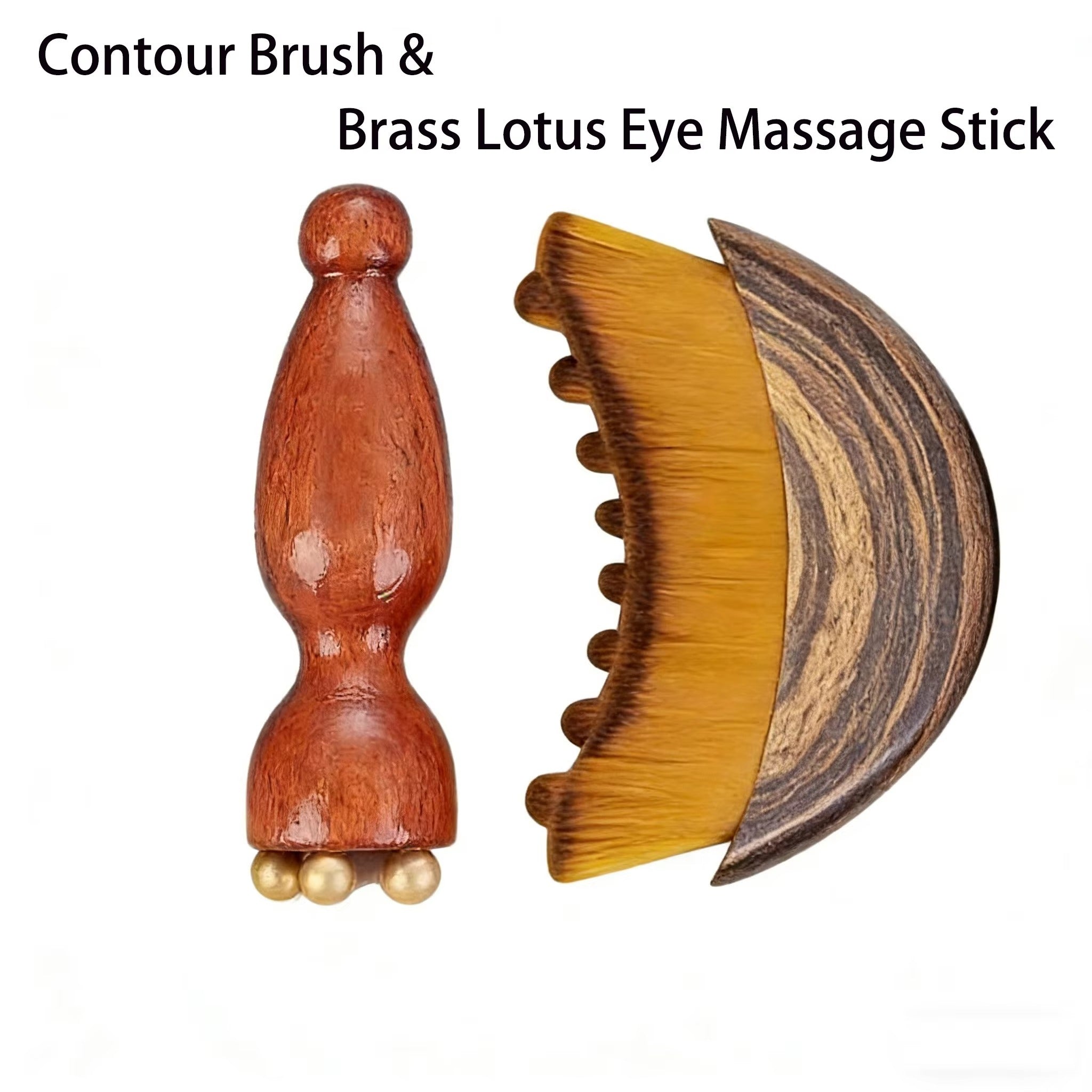 Shiva™ Lymphatic Facial Brush & Eye Massage Stick Set