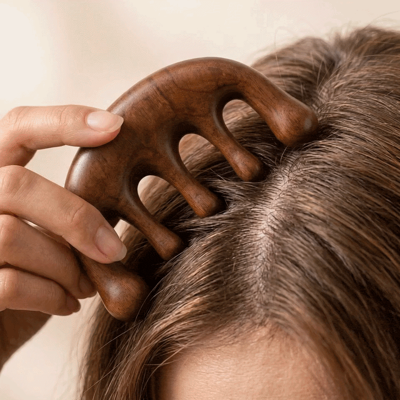 Shiva Wooden Therapy Scalp Massage Comb