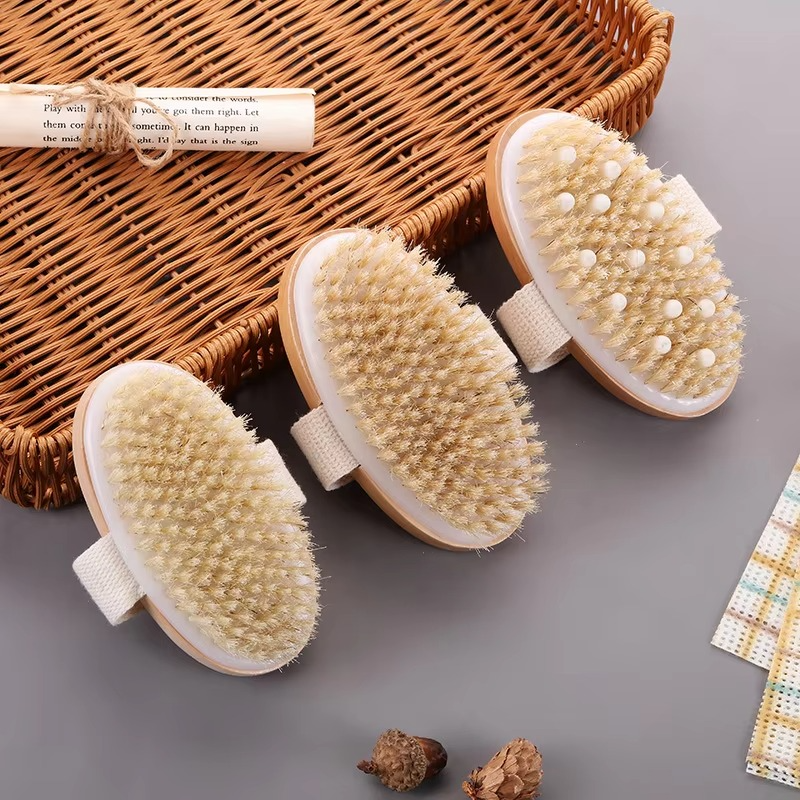 Shiva™ Wooden Body Brush for Bath & Shower