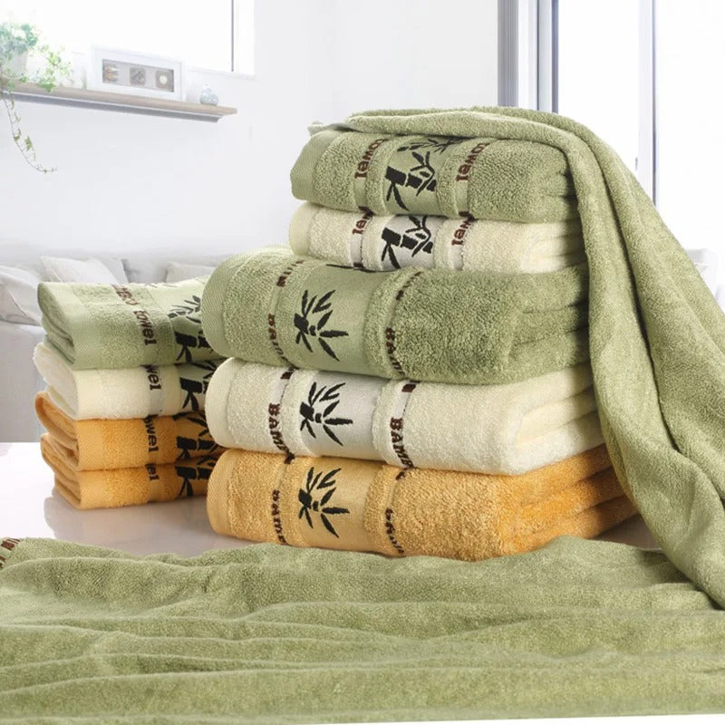 Shiva™ Bamboo Fiber Towel Set Soft & Quick-Dry
