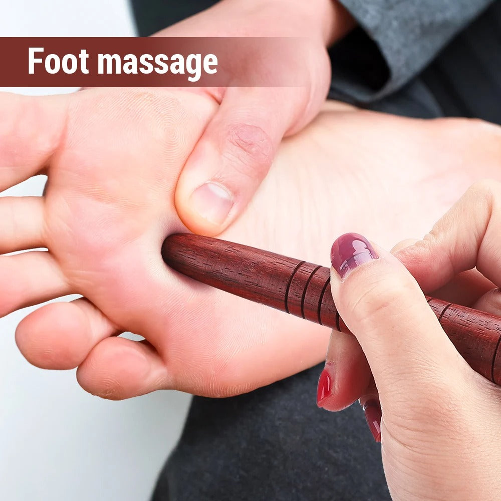 Shiva™ Wooden Acupressure Massage Stick