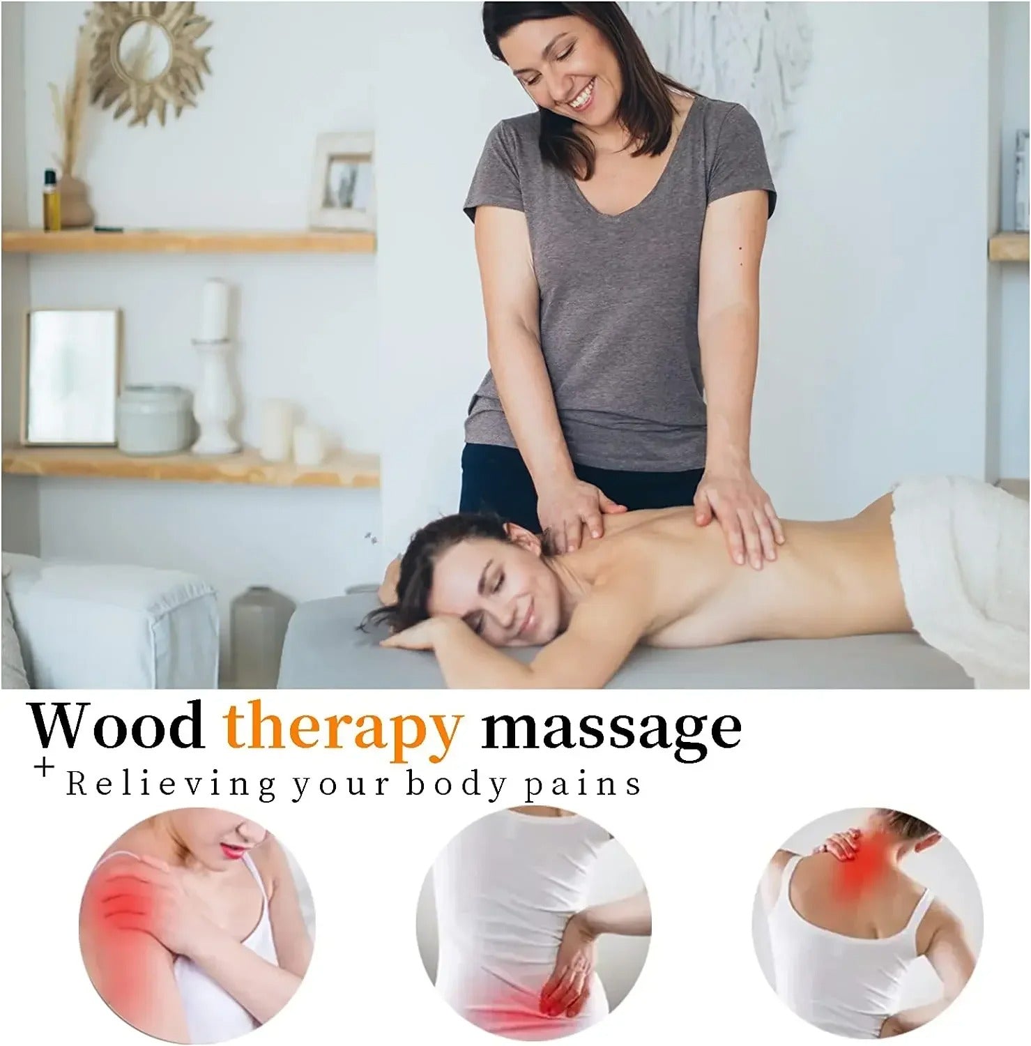 Shiva™ Wooden Lymphatic & Body Shaping Massage Tool
