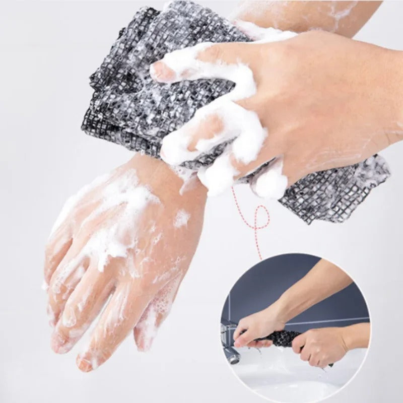 Shiva™ Japanese Exfoliating Bath Towel Scrub Cloth