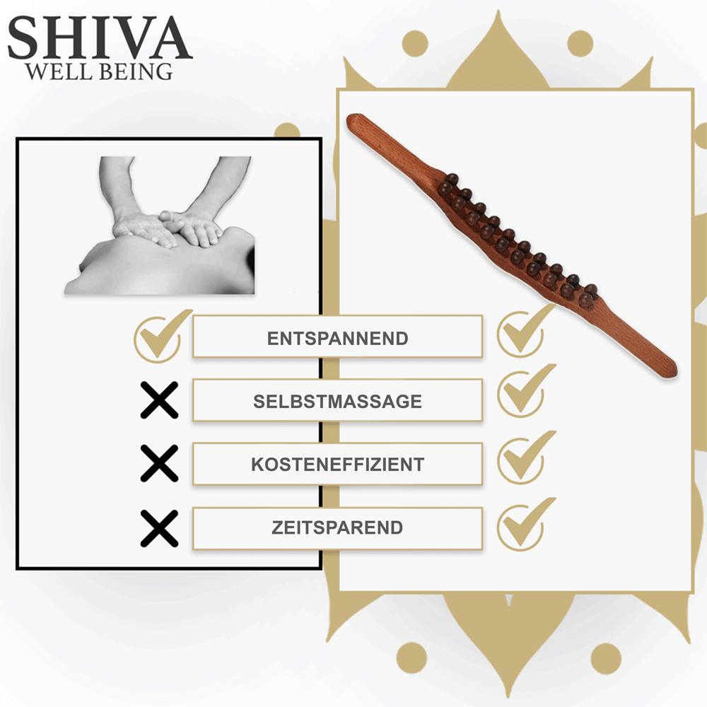Shiva™ Gua Sha Wooden Therapy Bar